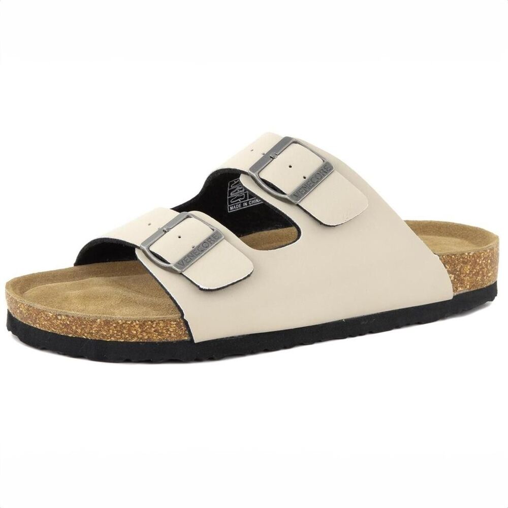 Unbranded Women's Cream and Tan Sandals